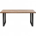 Table Parquet noire 180x90cm Kare Design