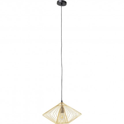 Suspension Modo Wire 44cm dorée Kare Design