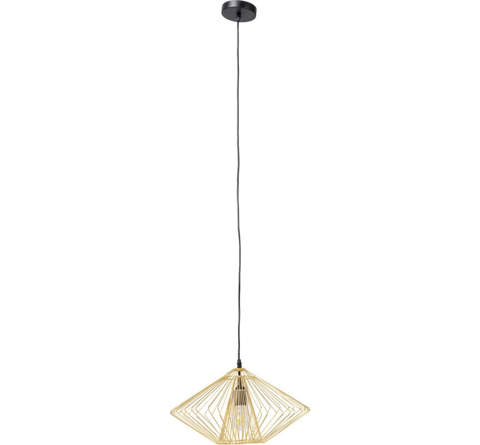 SSuspension Modo Wire rond dorée Kare Design