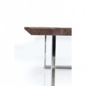 Table Symphony noyer argent 160x80cm Kare Design