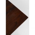 Table Symphony noyer argent 160x80cm Kare Design