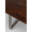 Table Symphony noyer argent 160x80cm Kare Design