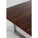 Table Symphony noyer argent 160x80cm Kare Design