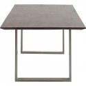 Table Symphony noyer argent 160x80cm Kare Design