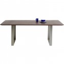 Table Symphony noyer argent 160x80cm Kare Design