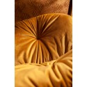 Chaise Mila velours jaune Kare Design