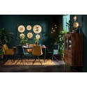 Chaise Mila velours jaune Kare Design