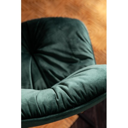Chaise Mila velours vert Kare Design