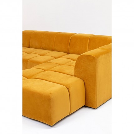 Canapé d'angle Belami droite ocre Kare Design