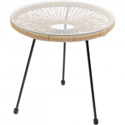 Table d'appoint Acapulco 50cm nature Kare Design