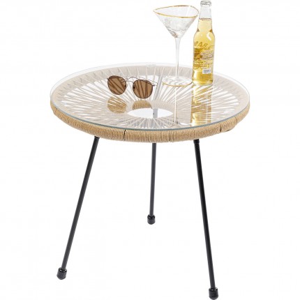 Table d'appoint Acapulco 50cm nature Kare Design