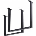 Table Symphony acacia noire 180x90cm Kare Design