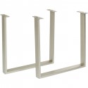 Table Symphony noyer argent 160x80cm Kare Design