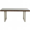Table Conley pieds argentés 180x90cm Kare Design