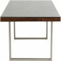 Table Conley pieds argentés 180x90cm Kare Design