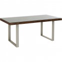 Table Conley pieds argentés 180x90cm Kare Design
