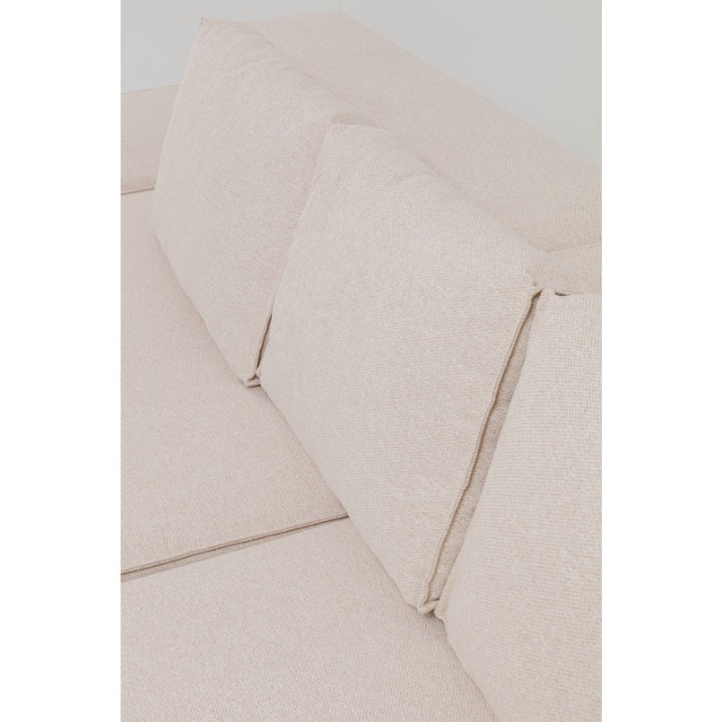 Canapé d angle Infinity Ottomane crème droite
