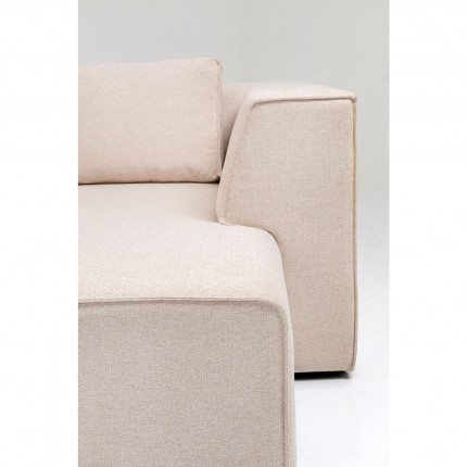 Canapé d'angle Infinity droite crème Kare Design