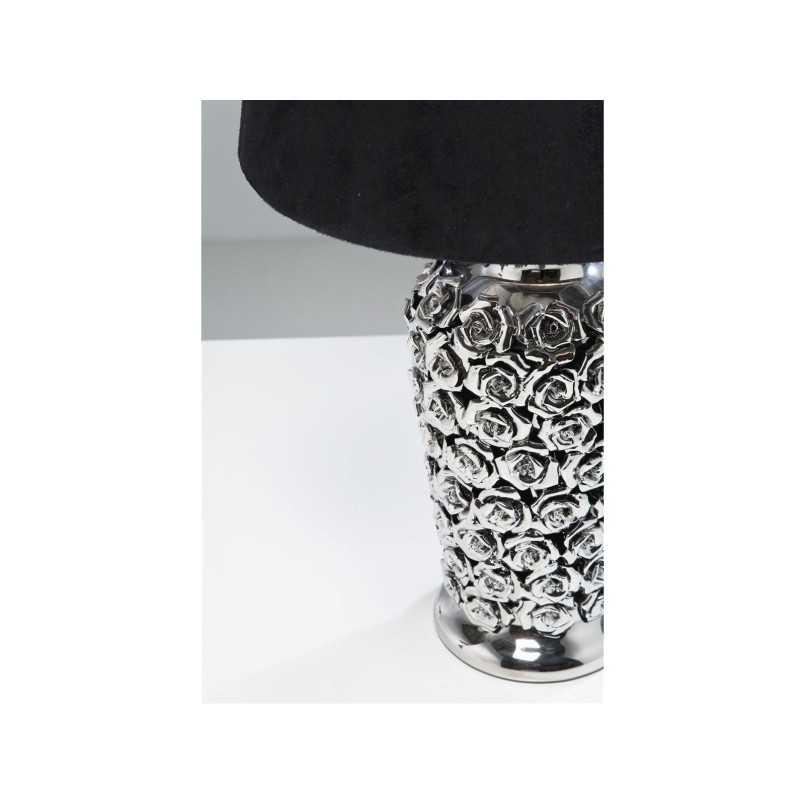 Lampe de table roses chrome Kare Design