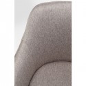 Chaise pivotante Lady Loco taupe Kare Design