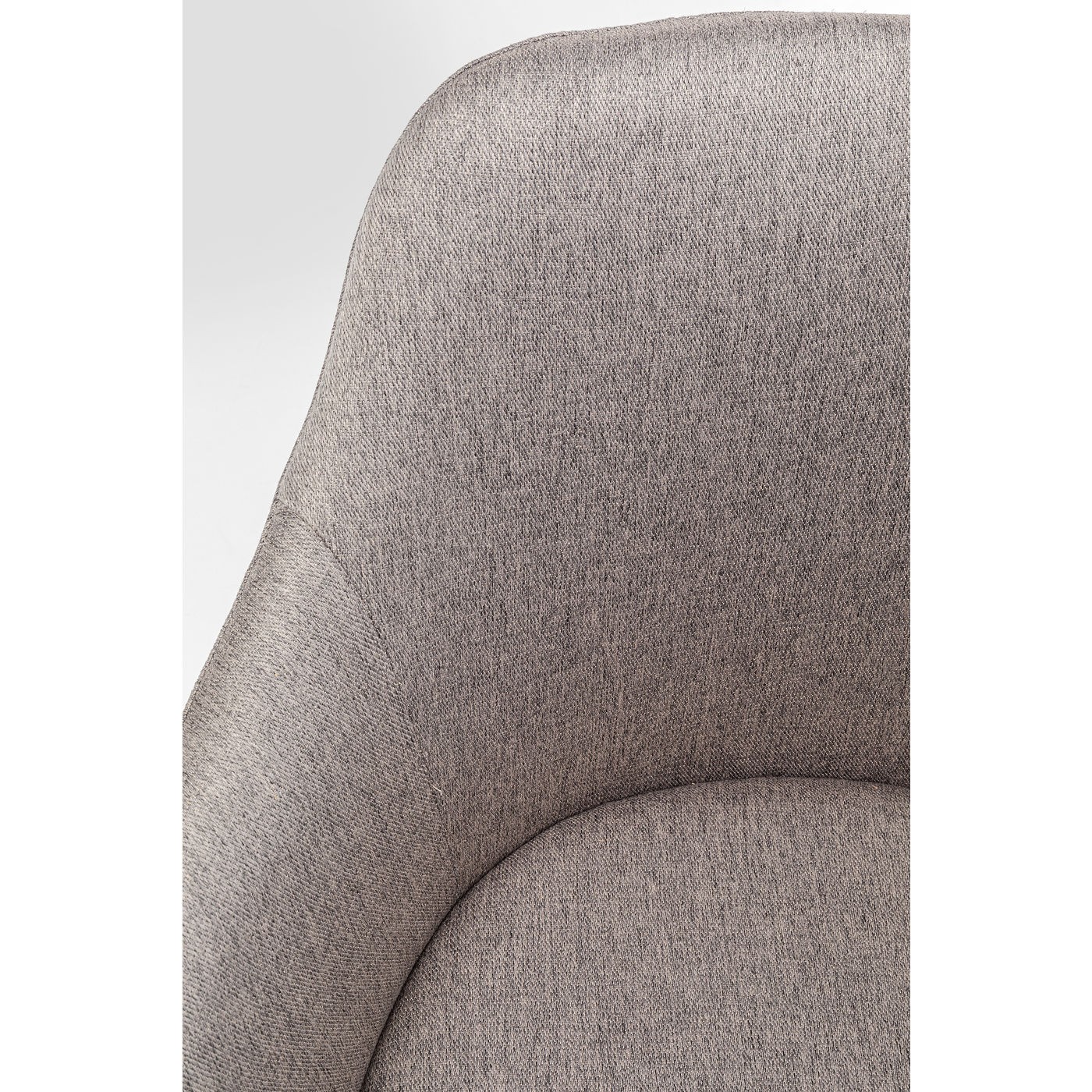 Chaise pivotante Lady Loco taupe Kare Design