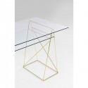 Bureau en verre Polar 135x65cm Kare Design