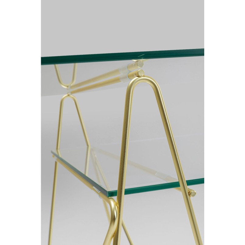 Bureau en verre Polar 135x65cm Kare Design