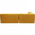Canapé d'angle Belami gauche ocre Kare Design
