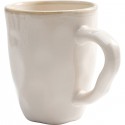 Tasses Organic blanches set de 4 Kare Design