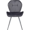 Chaise Viva gris-chromé