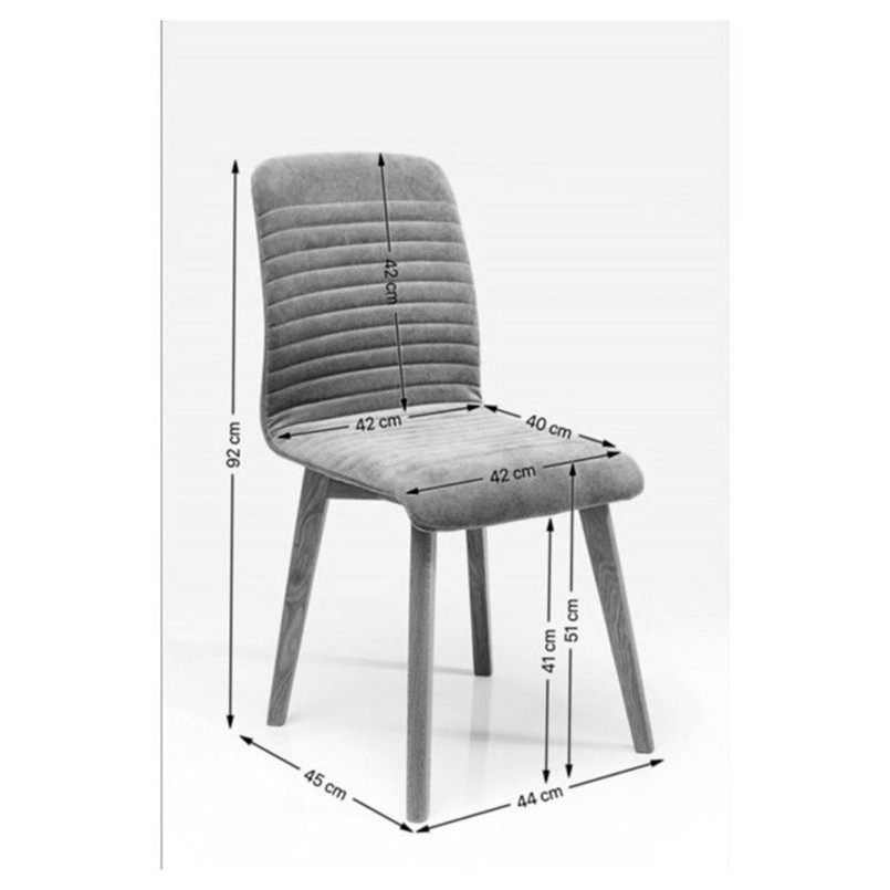 Chaise Lara ecru Kare Design
