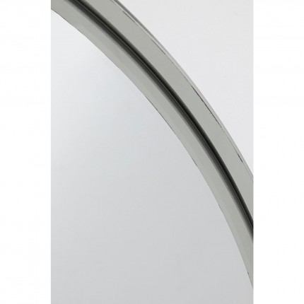 Miroir Curve rond chrome 100cm Kare Design