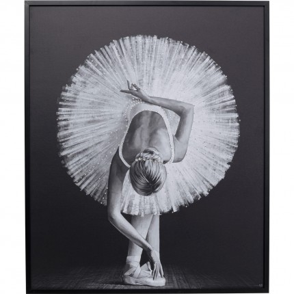 Tableau Frame danseuse ballerine penchée 100x120cm Kare Design
