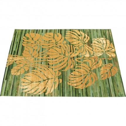 Tapis feuilles dorées 170x240cm Kare Design