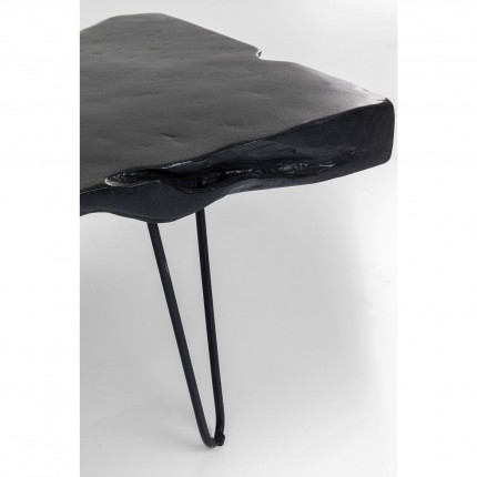 Table basse Aspen 100x40cm noire Kare Design