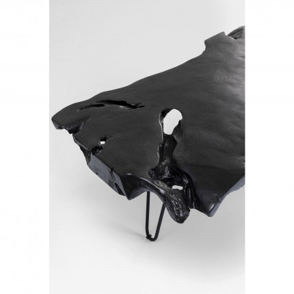 Table basse Aspen 100x40cm noire Kare Design