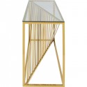 Console Laser dorée 120x40cm Kare Design