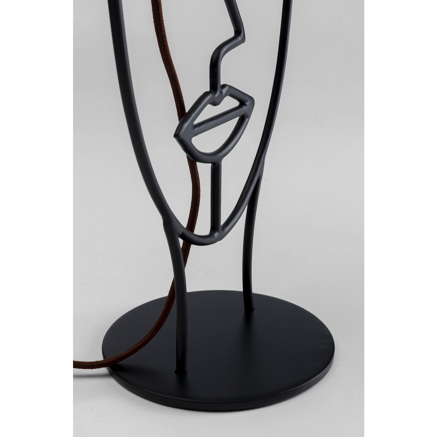 Lampe de table Wire visage marron Kare Design