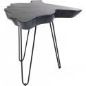 Table d'appoint Aspen 50x50cm noire Kare Design
