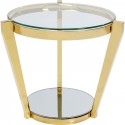 Table d'appoint Monocolo 50cm dorée Kare Design