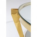 Table d'appoint Monocolo 50cm dorée Kare Design