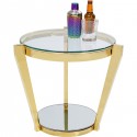 Table d'appoint Monocolo 50cm dorée Kare Design