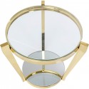 Table d'appoint Monocolo 50cm dorée Kare Design