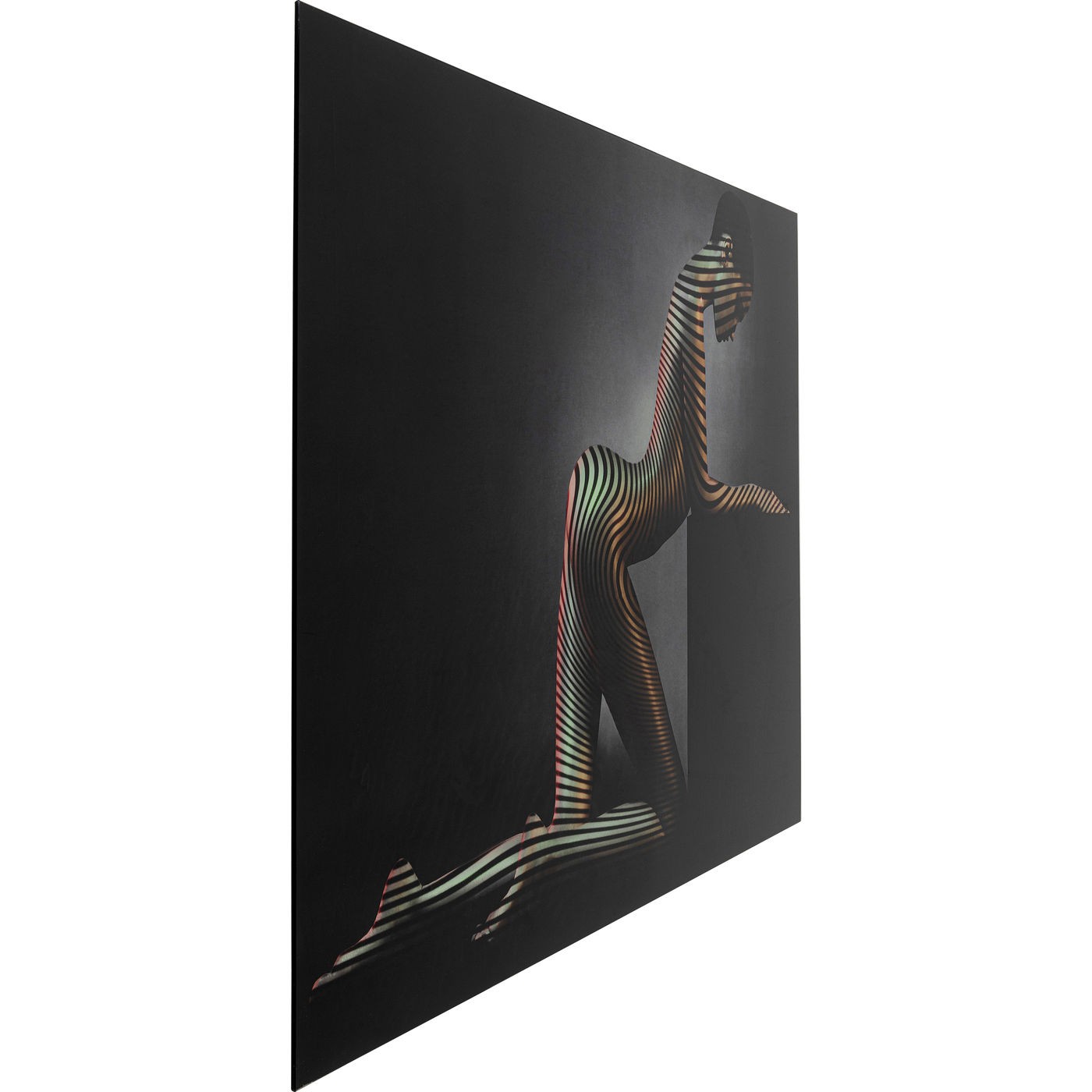 Tableau en verre femme illusion 120x80cm Kare Design