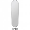 Miroir sur pied Curve chrome 170x40cm Kare Design