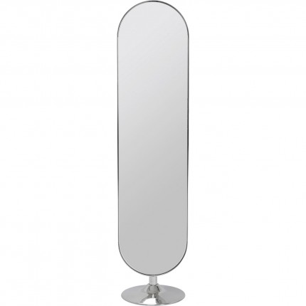 Miroir sur pied Curve chrome 170x40cm Kare Design