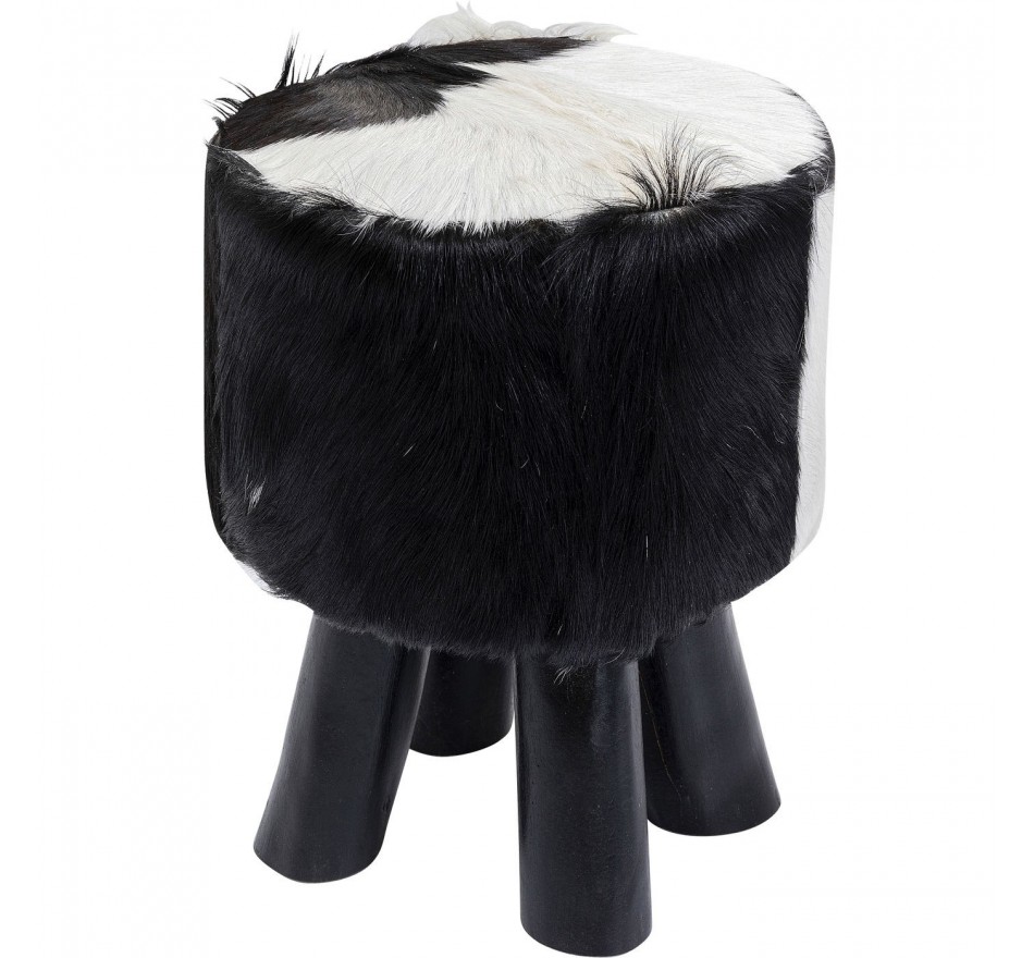 Tabouret Flint Stone 35cm noir Kare Design