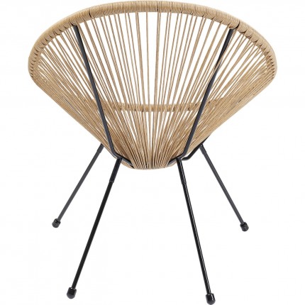 Fauteuil de jardin Acapulco nature Kare Design