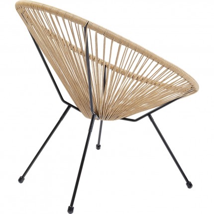 Fauteuil de jardin Acapulco nature Kare Design