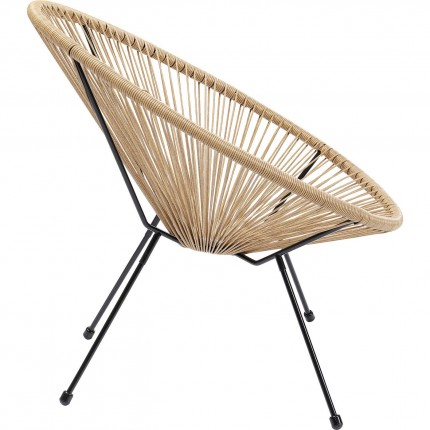 Fauteuil de jardin Acapulco nature Kare Design